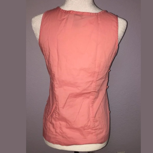 J. Crew Ruthie Ruffle Shell Sleeveless Blouse - Picture 4 of 8
